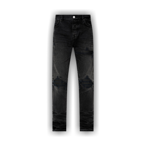 Amiri Leather Straight MX1 Jean 'Vintage Black'