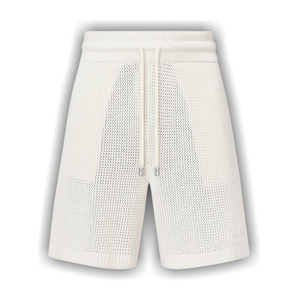 Amiri Crochet Mesh Short 'Ivory'