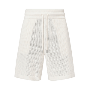 Amiri Crochet Mesh Short 'Ivory'