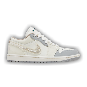 Wmns Air Jordan 1 Low 'Sail Soft Pearl Sequins'