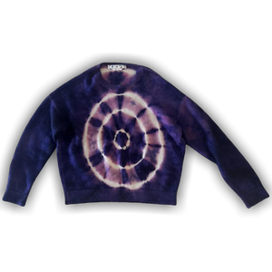 Off-White Tie Dye Mohair Skate Sweater 'Purple'