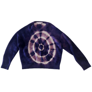 Off-White Tie Dye Mohair Skate Sweater 'Purple'