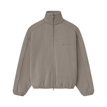 Fear of God Essentials Modern Fleece Track Jacket With Piping 'Homestead Heather'