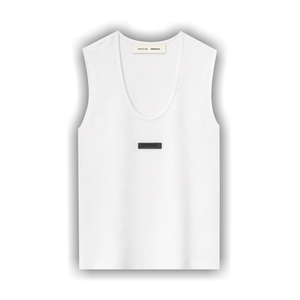 Fear of God Essentials Soft Rib Knit Tank 'Cloud White'