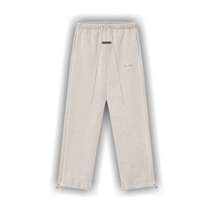 Fear of God Essentials Relaxed Fleece Sweatpant With Piping 'Heather Stone/Cloud White'