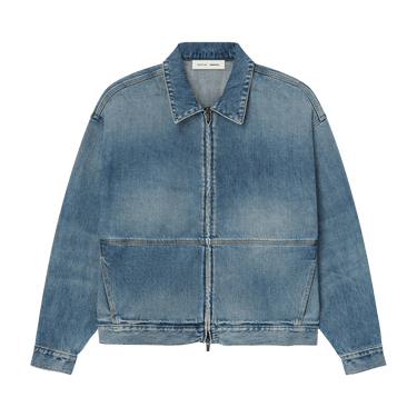 Fear of God Essentials Denim Trucker Jacket 'Classic Blue'