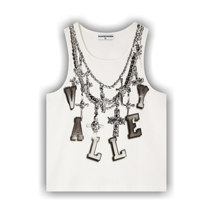 Vale Forever Chain Tank 'White'