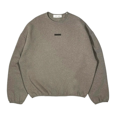 Fear of God Essentials Modern Fit Fleece Crewneck 'Homestead Heather'