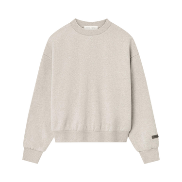 Fear of God Essentials Classic Fit Fleece Crewneck 'Heather Stone'