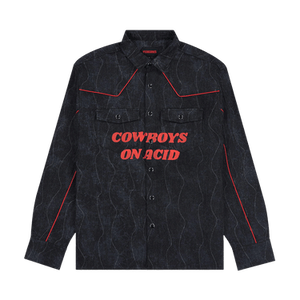 Pleasures Acid Cowboy Denim Shirt 'Black'
