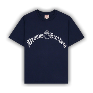 Brain Dead x Brooks Brothers California Logo Tee 'Navy'