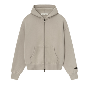 Fear of God Essentials Classic Full Zip Hoodie 'Timber'