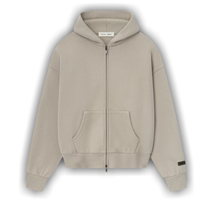 Fear of God Essentials Classic Full Zip Hoodie 'Timber'