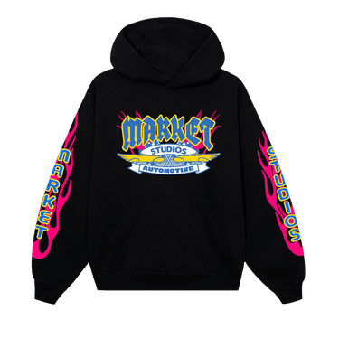 Market V12 Fleece Hoodie 'Black'
