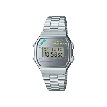 G-SHOCK by Casio Vintage Digital PAC-MAN Watch 'Silver'