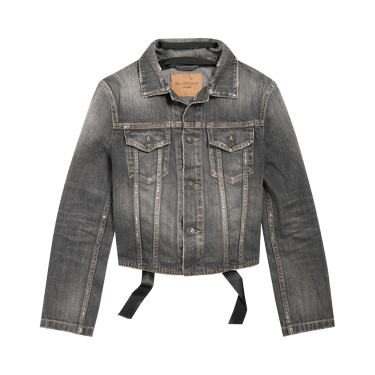 Balenciaga Lace-Up Jacket 'Dark Grey'
