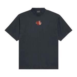 Balenciaga Taped Balenciaga Back T-Shirt 'Faded Black/White/Red'