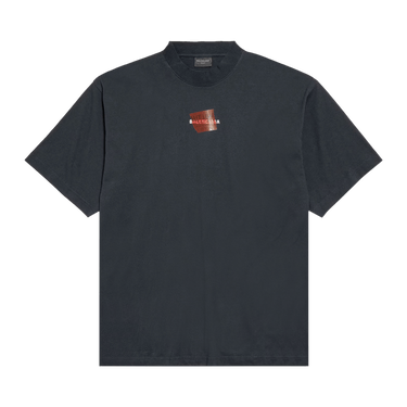 Balenciaga Taped Balenciaga Back T-Shirt 'Faded Black/White/Red'