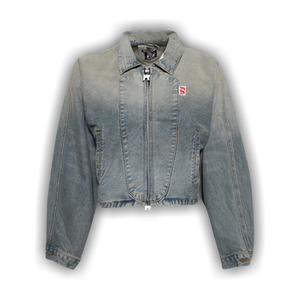 RIVINGTON roi Rebis Fathers Garden Trucker Jacket 'Light Indigo'