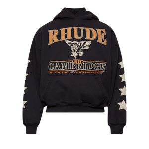 Rhude Cambridge State Champs Hoodie 'Vintage Black'
