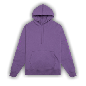 Pleasures Scrawl Hoodie 'Eggplant'