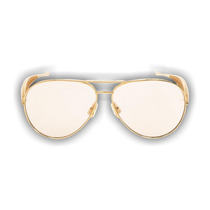 Bottega Veneta Sardine Aviator Sunglasses 'Gold/Brown'