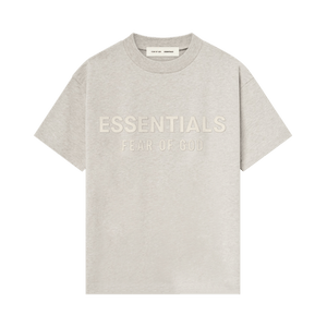 Fear of God Essentials Kids Classic Crewneck T-Shirt 'Heather Stone'