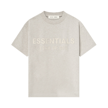 Fear of God Essentials Kids Classic Crewneck T-Shirt 'Heather Stone'
