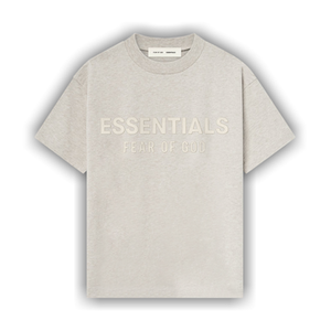 Fear of God Essentials Kids Classic Crewneck T-Shirt 'Heather Stone'