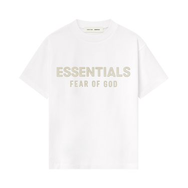 Fear of God Essentials Kids Classic Crewneck T-Shirt 'Cloud White'