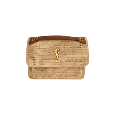 Saint Laurent Medium Niki Chain Bag 'Pale Brown/Brick'