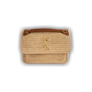 Saint Laurent Medium Niki Chain Bag 'Pale Brown/Brick'