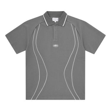 Corteiz Island Pique Polo Shirt 'Grey'