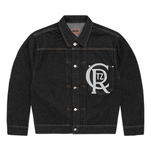 Corteiz Crest Chainstitch Denim Trucker 'Washed Black'