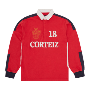 Corteiz Paneled Rugby 'Red'