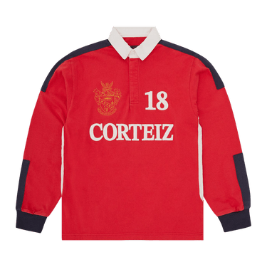 Corteiz Paneled Rugby 'Red'