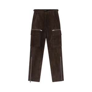 PURPLE BRAND Suede Zip Cargo Pant 'Brown'