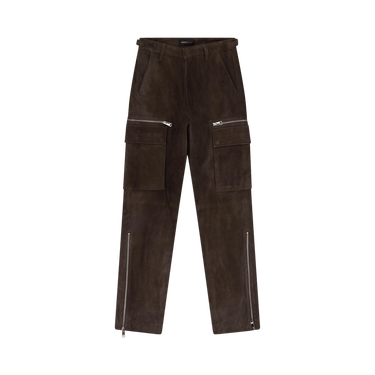 PURPLE BRAND Suede Zip Cargo Pant 'Brown'