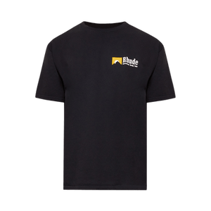 Rhude International Racing Logo Tee 'Vintage Black'