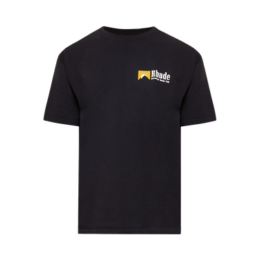 Rhude International Racing Logo Tee 'Vintage Black'