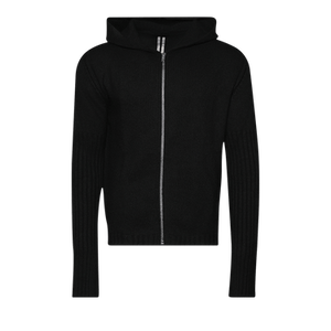 Rick Owens Zipped Hoodie 'Black'