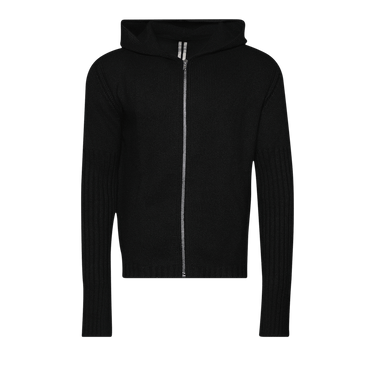 Rick Owens Zipped Hoodie 'Black'