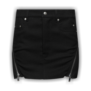 Rick Owens Bolan Banana Mini Skirt 'Black'