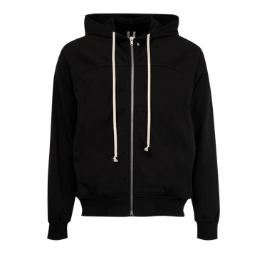 Rick Owens Zip-Up Hoodie 'Black'