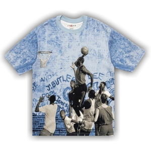 Air Jordan Playground Dunk Tee 'Cirrus Blue/Black'