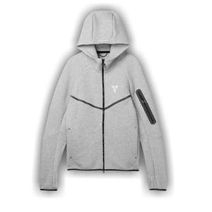 Nike Kobe Tech Fleece Full-Zip Windrunner Jacket 'Dark Grey Heather/White'