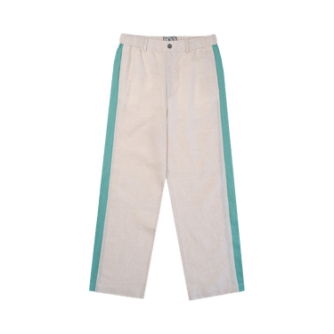 Eric Emanuel Linen Pants 'Ivory/Blue'