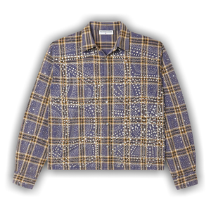 Vale Forever Moonlight Flannel 'Blue/Yellow'