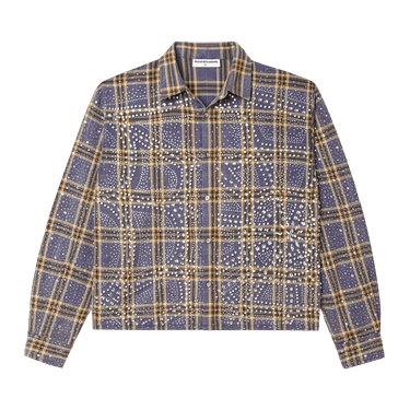 Vale Forever Moonlight Flannel 'Blue/Yellow'