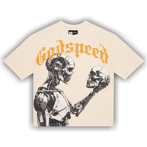 Godspeed Mankind vs AI III Short-Sleeve Tee 'Yellow'